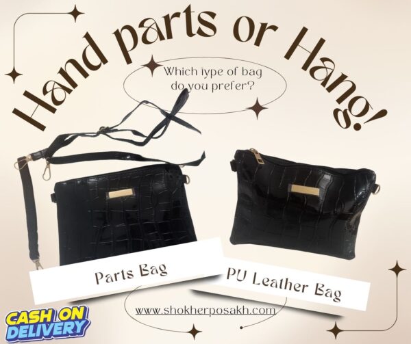 Ladies PU Hand Parts Bag - Image 2