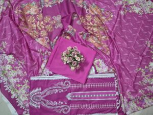 মালহার লন অলওভার ডিজিটাল প্রিন্ট থ্রি-পিস